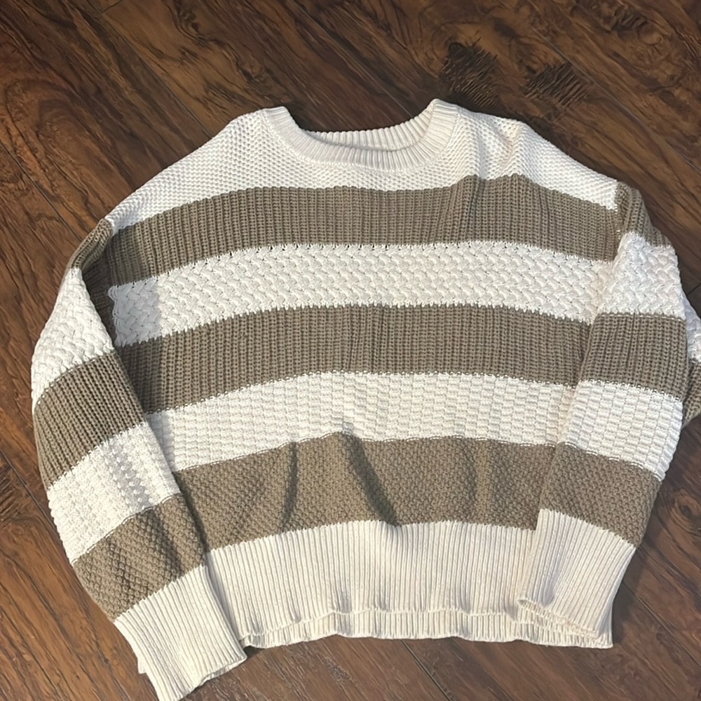 a new day oversized striped sweater